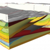 3D model of subsurface stratigraphy