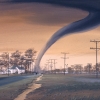 Artist's rendition of a tornado destroying a structure. Source: NOAA via unsplash