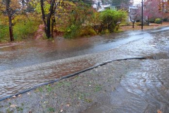 On Nov. 12, 2021, a sudden, heavy rain caused waters to rise over a meter in Tan Brook in less than 15 minutes; in 30 minutes, w