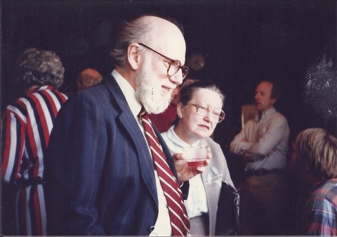 Mary Alice and her husband, professor John F. Hubert.