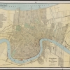 Antique map of the city of New Orleans